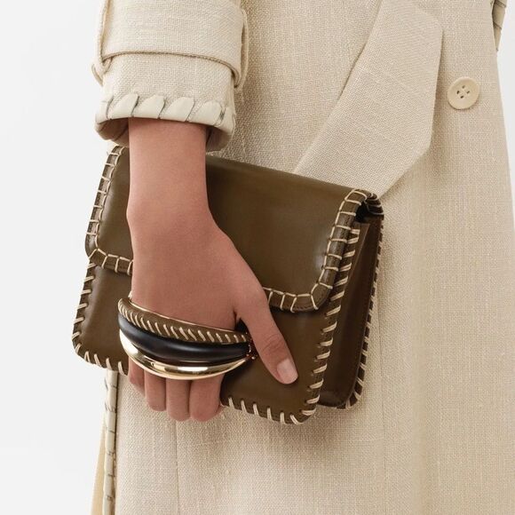 Chloe Kattie Blanket Stitch Crossbody Bag - Picture 2 of 15